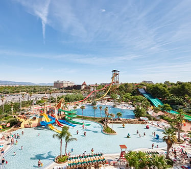 Voyage en groupe à Salou à Caribe Aquatic Park